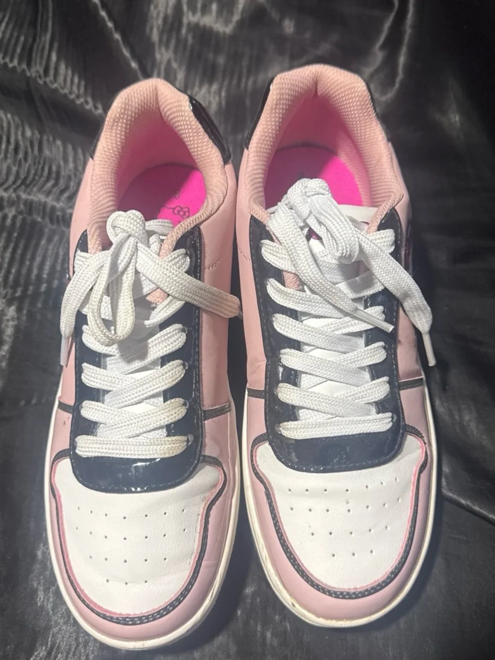 Sanrio Hello Kitty Pink, White & Black Girls' Sneakers